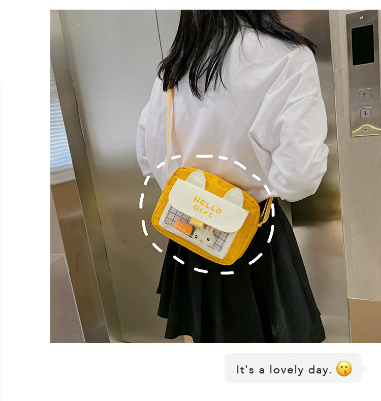 New ins cute and fresh forest-themed flower small bag, Japanese retro girlish student crossbody bag undefined