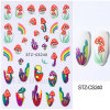 Nail stickers, adhesive fake nails for nails, suitable for import, new collection, halloween, wholesale