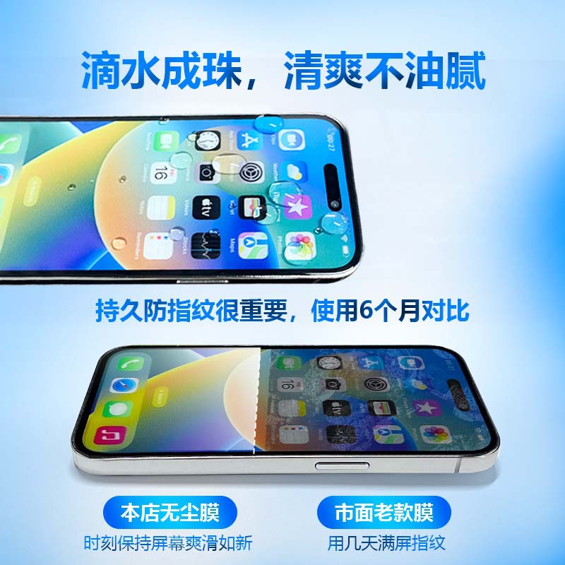 [Hezhong] segunda película Xs para Apple 14 película templada iphone13 Peep-proof 15PROMAX HD resistente a la caída