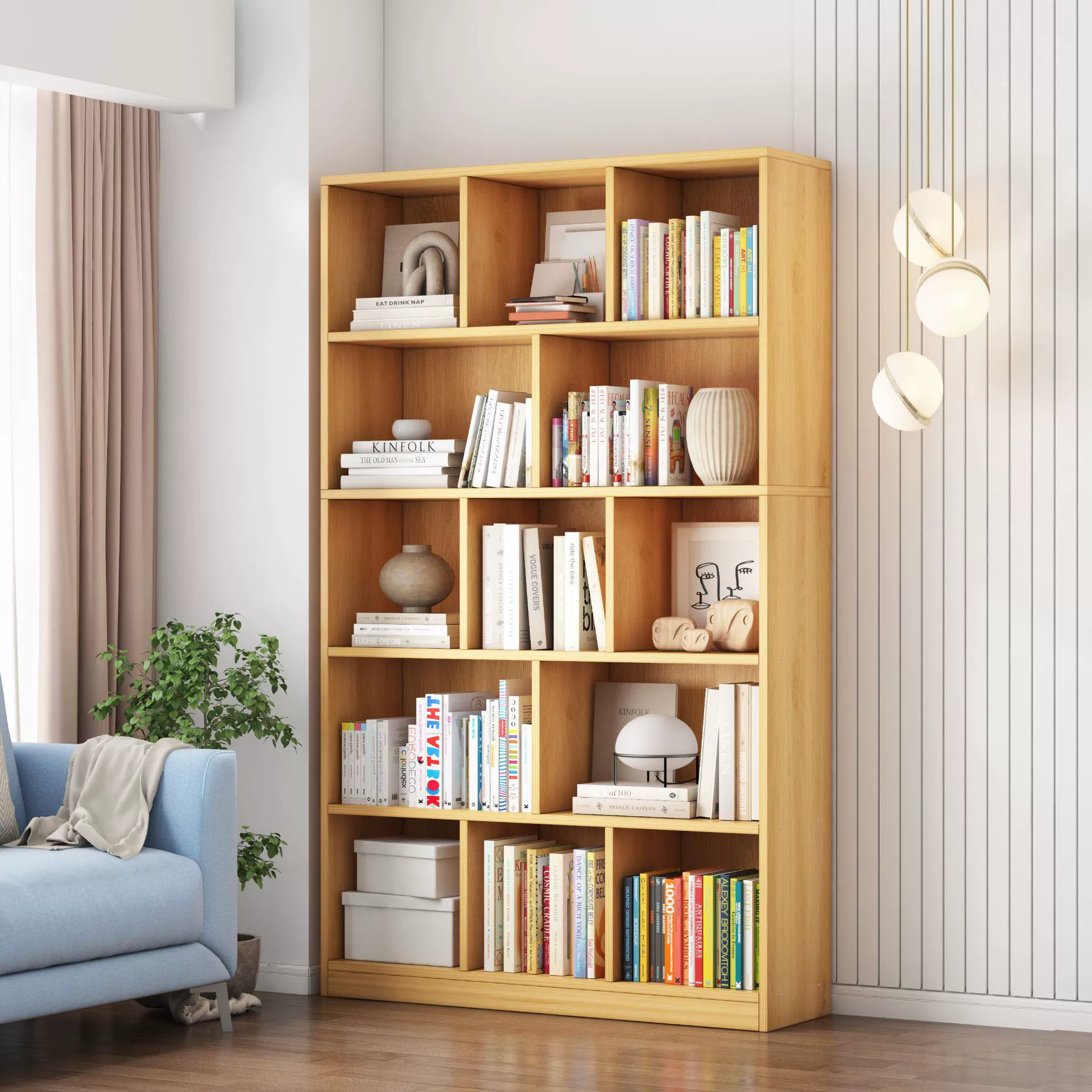 Простая книжная полка Напольный стеллаж для хранения Шкаф для хранения гостиной Бытовой простой современный офисный книжный шкаф Книжный шкаф