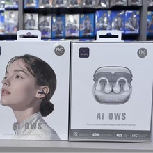 wiwu吉玛仕Ai303蓝牙耳机超长续航AI实时翻译传输快信号稳定