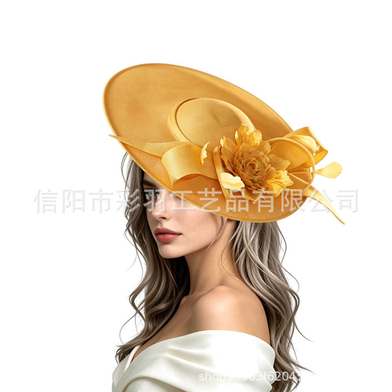 European and American vintage bridal headpiece, feather headband, floral headband, versatile accessory for dresses and cheongsams