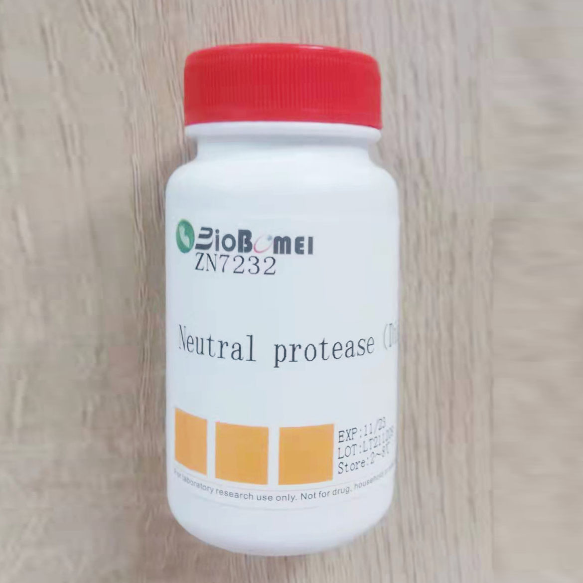 100g  中性蛋白酶  ≥200u/mg  科研实验试剂CAS:9068-59-1