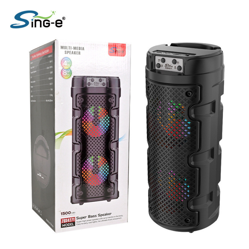 Sing-e ZQS4271 Factory Special Price Export Exclusive Outdoor Camping Party Wireless Bluetooth Speaker High Sound Quality