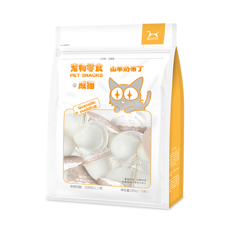 Corea del Sur BOTH pudín de leche de cabra, aperitivos para mascotas al por mayor, nutrición para gatos y perros, hidratación, jalea para gatos, alimentos húmedos