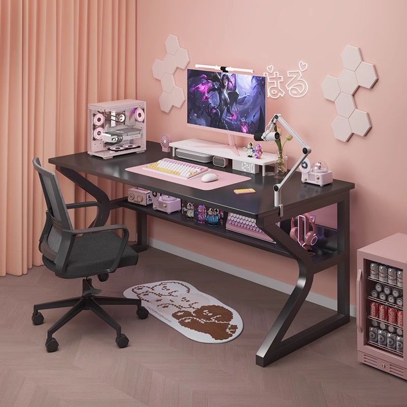 Escritorio de computadora blanca escritorio doméstico dormitorio de niñas escritorio de escritorio simple escritorio de escritorio