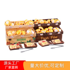 DIY シーン装飾品ミニパンスタンドミニチュアシミュレーションパンデザート食品おもちゃモデル子供のままごとのおもちゃ