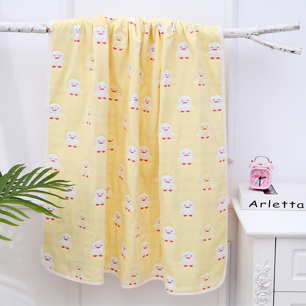 Cotton gauze bath towel for new born for baby