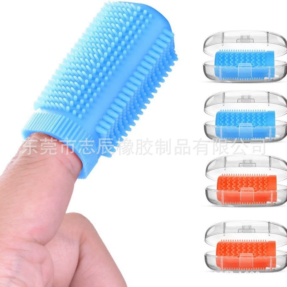 Силиконовая щетка для чистки зубов для домашних животных, зубная щетка против зубного камня, портативный инструмент для чистки зубов для собак и кошек
