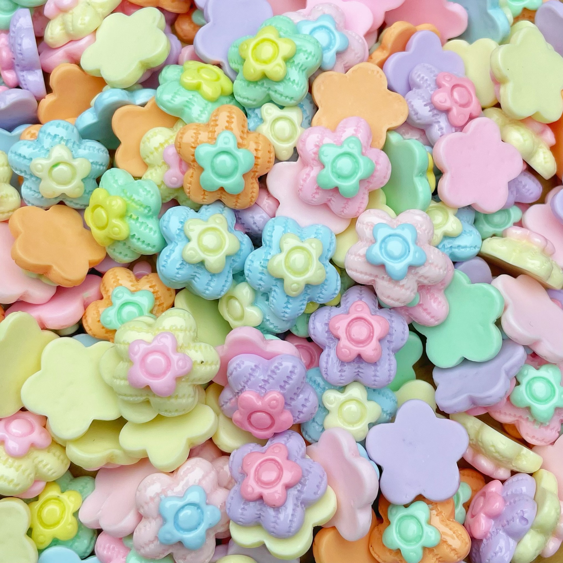 Mini cuatro-ángulo accesorios de resina nebulosa tamaño pequeño joyería de uñas estrella color caramelo espárragos horquilla tocado Accesorios