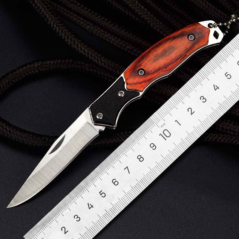 厂家现货折叠刀不锈钢户外小刀多功能迷你小刀随身钥匙扣水果刀