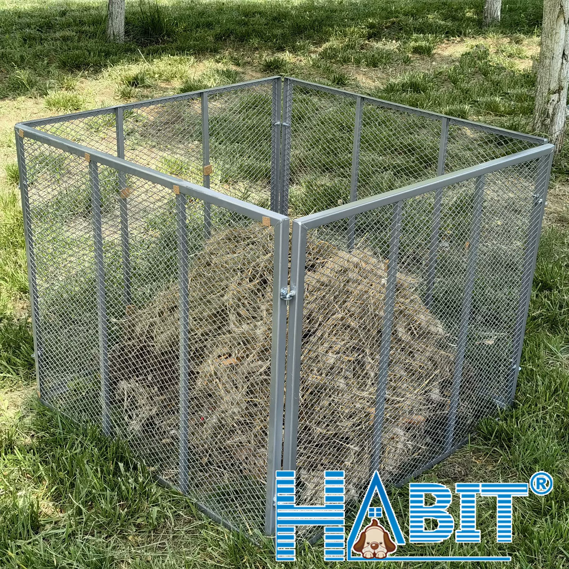 100x100x75 двор компоста компоста компоста сетка садоводство удобрения забор оцинкованный пластиковый опрыскивание почтовые расходы для получения дополнительной информации