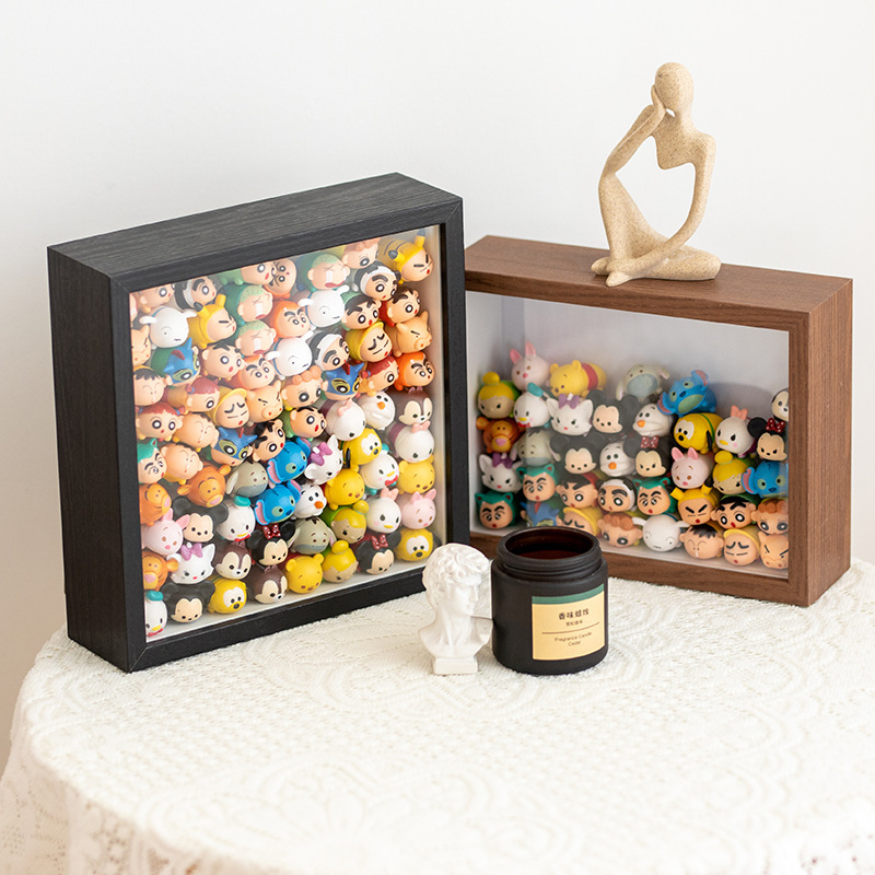 Stacking Fun 3D DIY Blind Box Figurine Toy Ornament Specimen Dried Flowers 3D Hollow 3Cm5Cm Storage Photo Frame