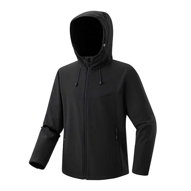Chaqueta de cáscara suave al aire libre con forro polar más tamaño a prueba de viento chaqueta de lana caliente pareja impermeable suéter deportivo fábrica al por mayor