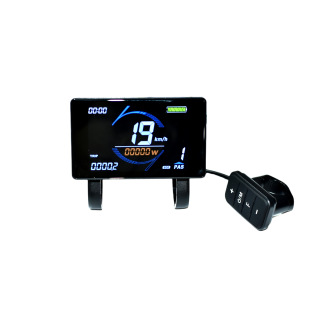 24V-72V Electric Bicycle Scooter Lithium Battery Lcd Color Screen Meter Horizontal Screen T7S