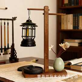 简约实木头戴式耳机支架项链吊坠挂架首饰展示架手链手串陈列架子