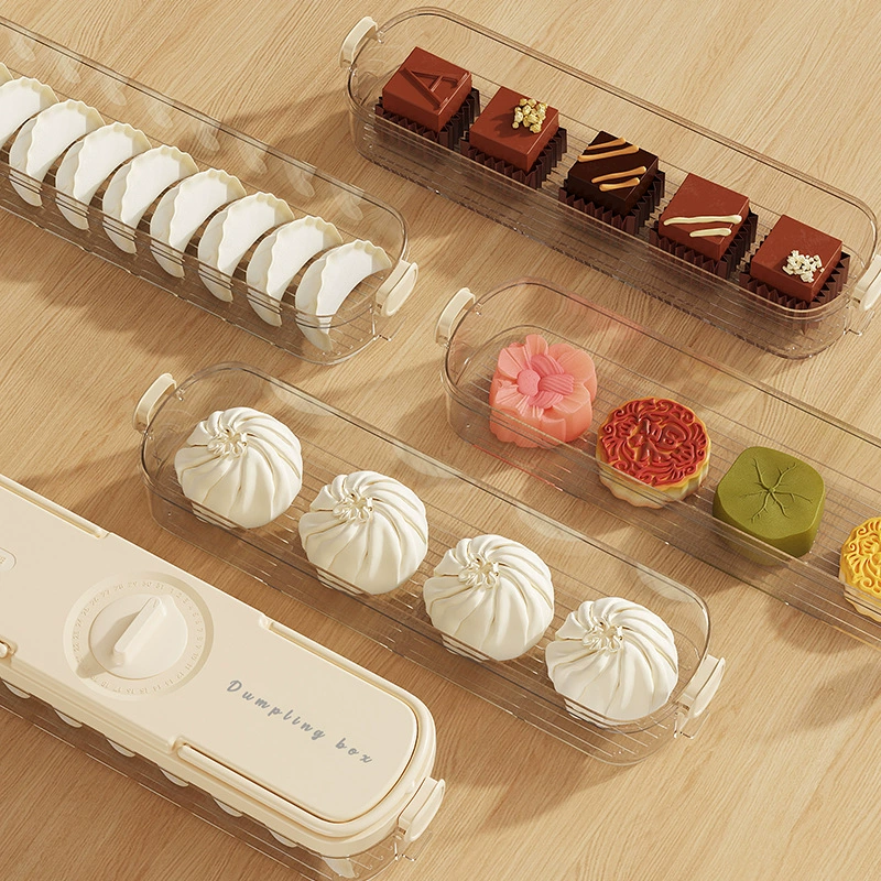 Хранительная коробка для вареников, пищевая ПП+ПЭТ, 1–4 слоя, складывающаяся на боковой дверце холодильника