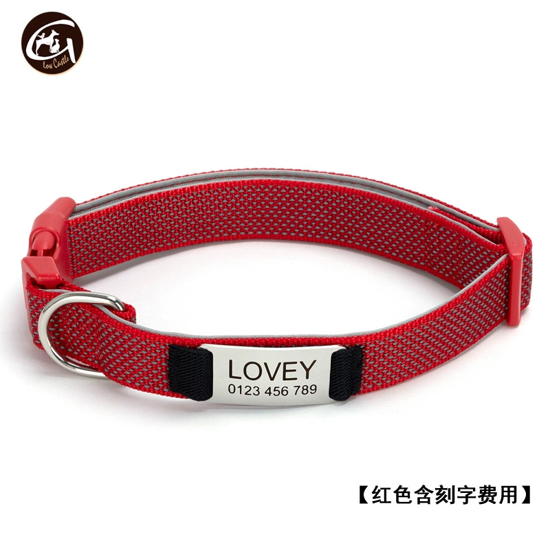 Retroreflective multicoloured nylon soft choker, (Cross-border trading)