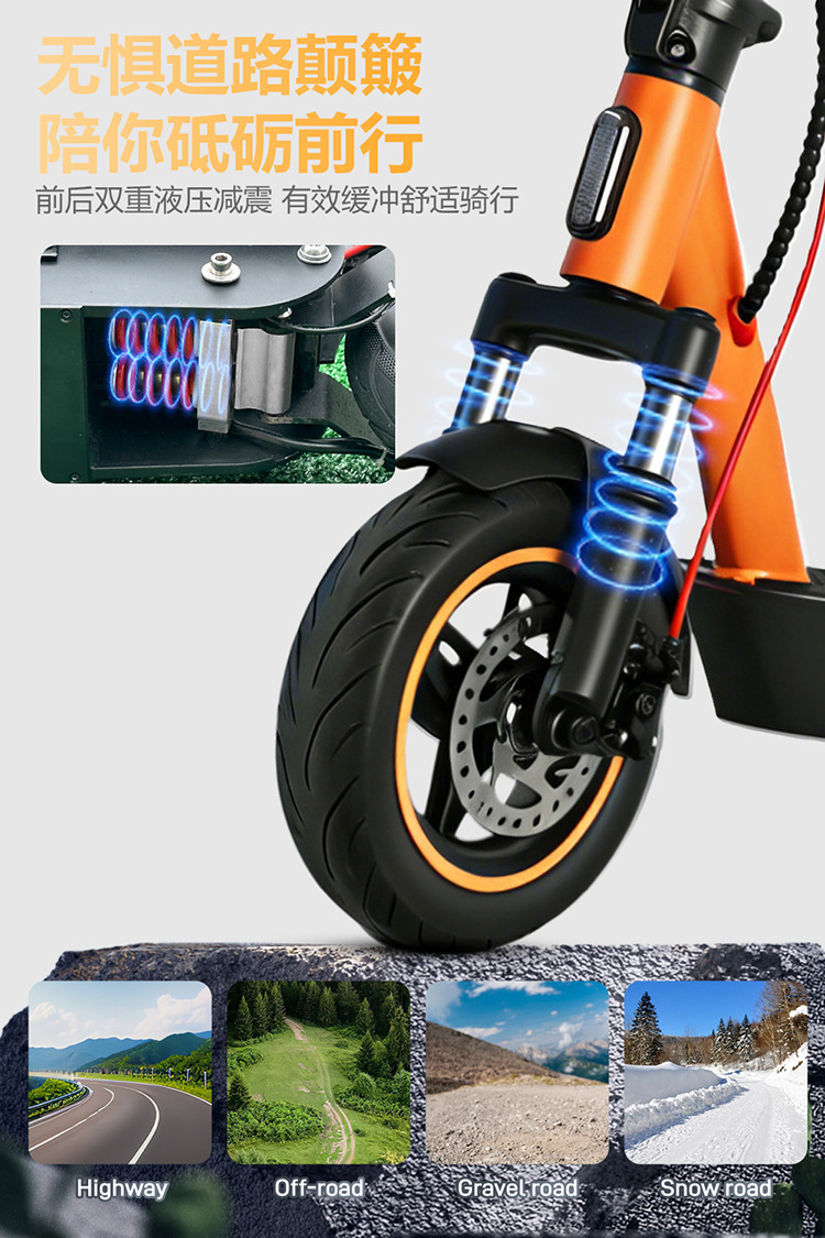 Electric Scooter MK086 High-Power Foldable Scooter Overseas Warehouse Delivery and Wholesale for Europe, America, Australia, and Brazil