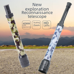 Kids' Pirate Binoculars: Extendable & Compact Monocular — Perfect Gift for Elementary School Students, Outdoor Play, and Cross-Border Wholesale for Boys