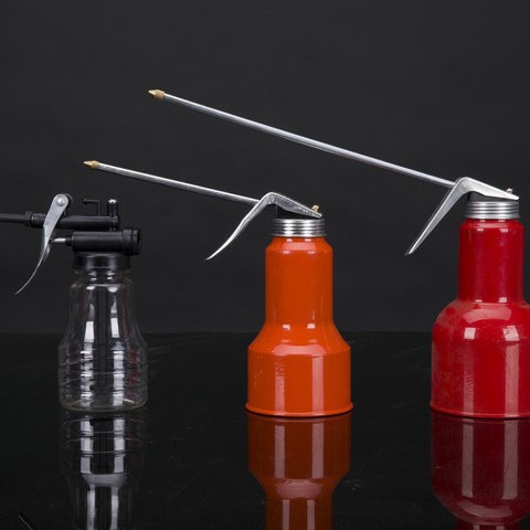 机油壶机油枪高压机油壶喷水枪长嘴油壶短管油壶压力油壶