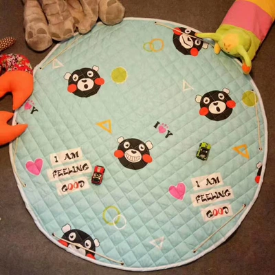 Avtomobil döşəmə paspasları Floor Mat Kids Parent-Child - small-raccoon-diameter-145cm