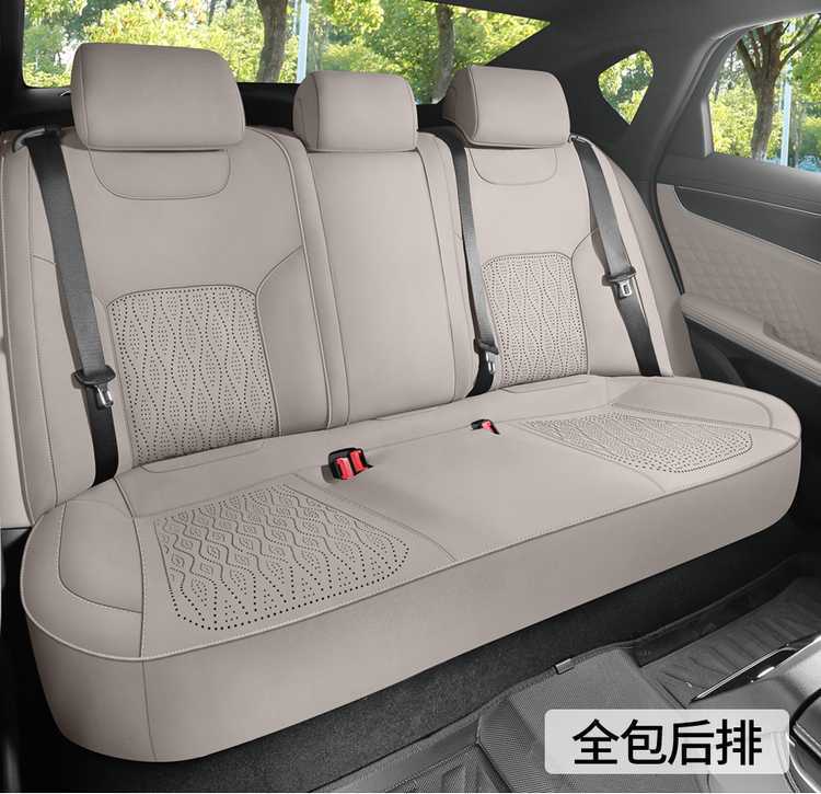 New BYD Han EV-DMi special car seat cushion, full-cover saddle cushion, universal for all seasons, suede seat cushion cover