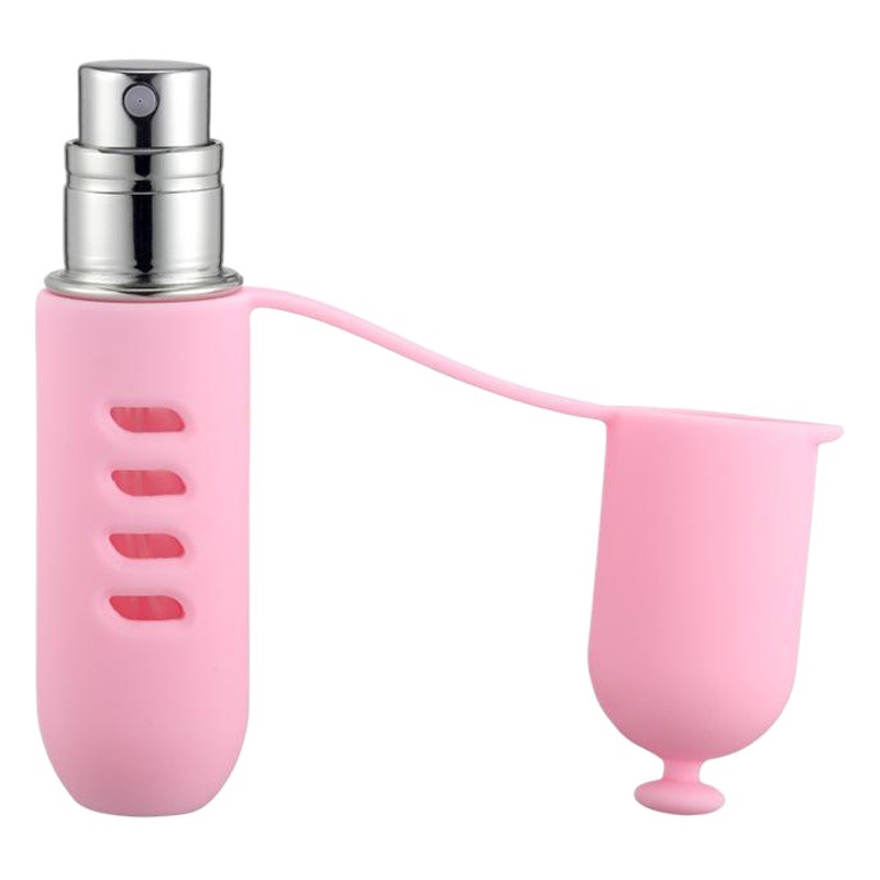 Nueva botella de perfume de silicona nueva sub-botella de perfume portátil sub-botella de llenado de fondo pulverizador de muestra