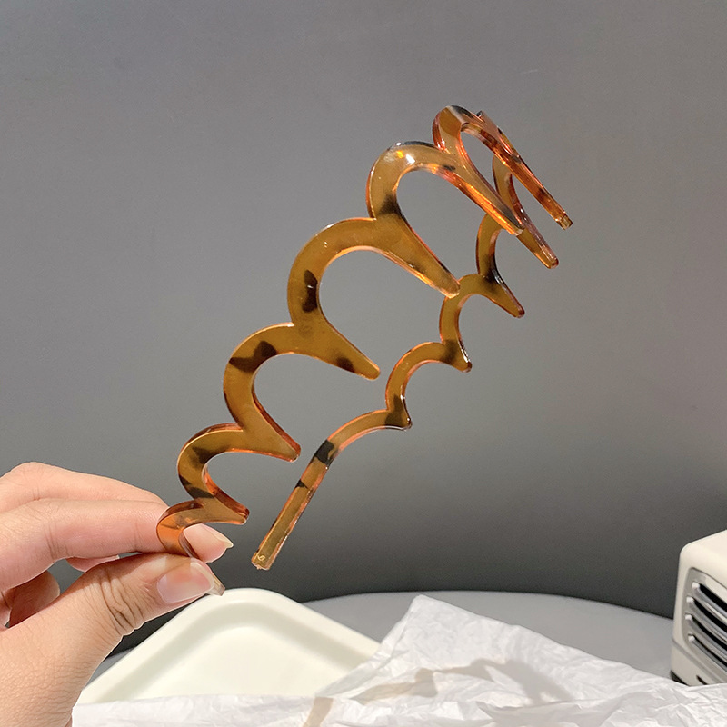 新しいレトロなラインストーンツイストヘッドバンド、ハイエンドでエレガントなヘッドバンド、ヘアピン、女性用インターネットセレブスタイルのつば広ヘアプレス洗顔フープ|undefined