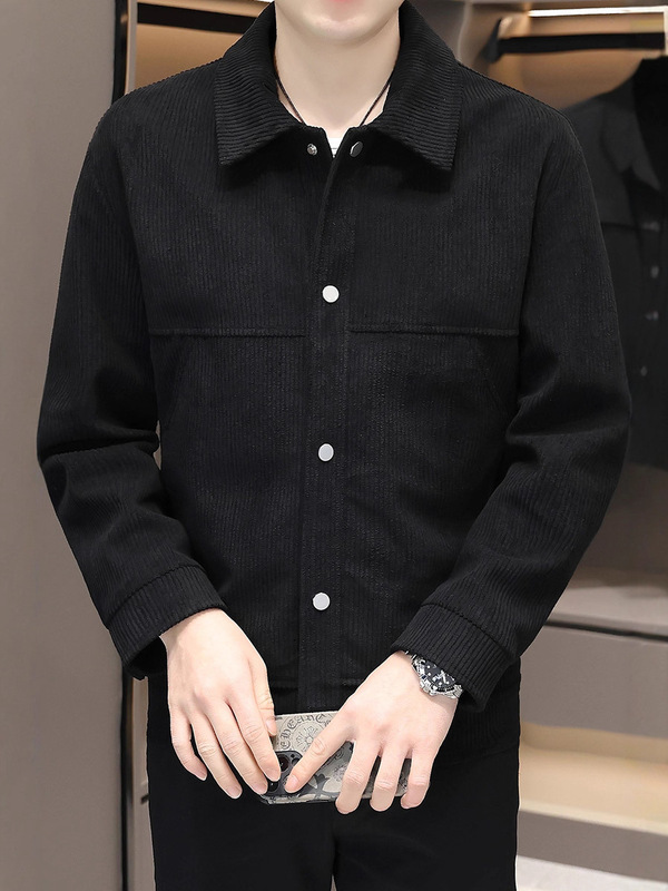 啄木鸟灯芯绒外套男春秋季宽松上衣2025新款潮酷工装百搭休闲夹克|undefined