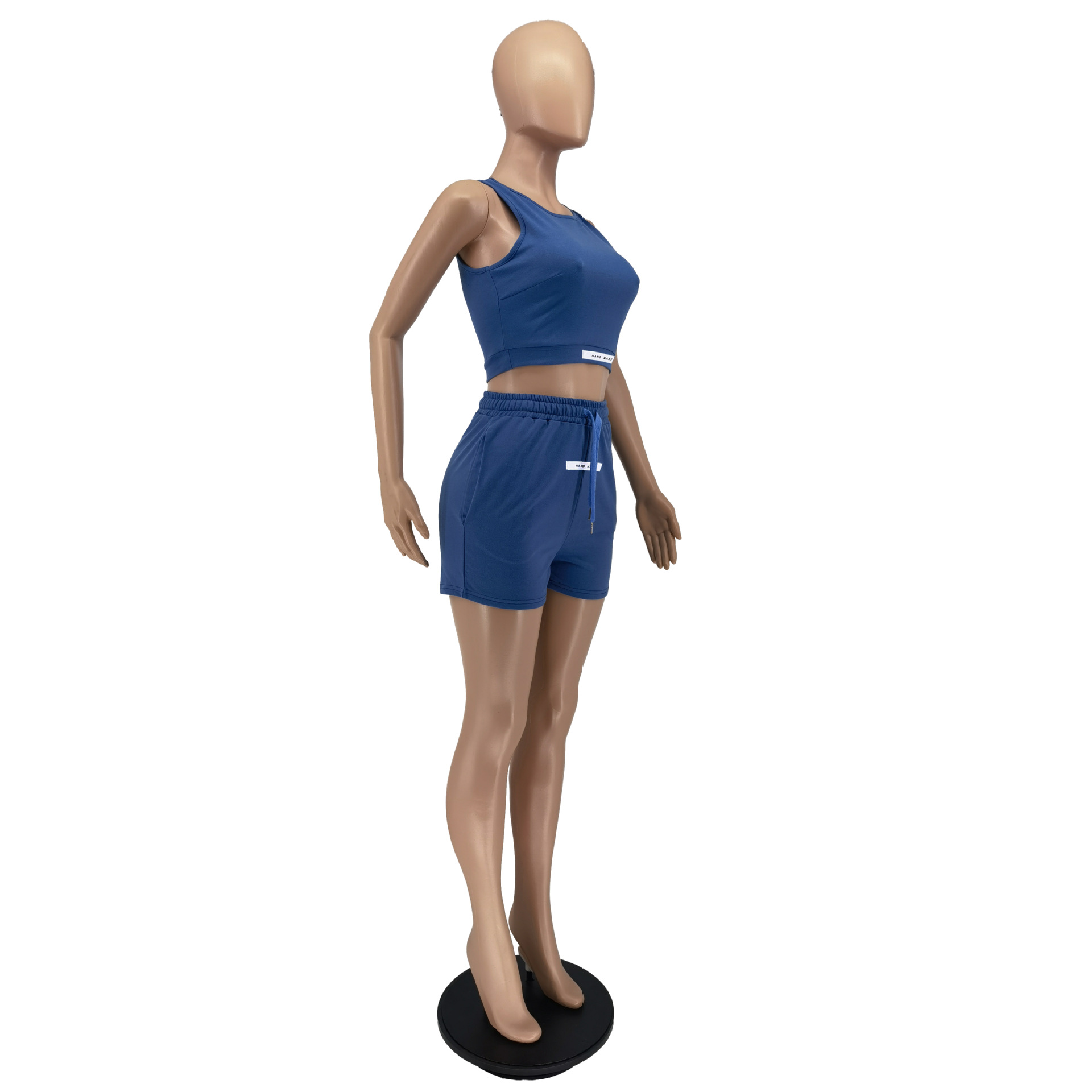 248g Weight Sleeveless Sleeve Length Sweater Cotton, Polyester Fabric Type Shorts Co-ord Set Sets Type 2 Pieces Set Quantity Holiday, Daily, Selfie Occasion 2 Pieces Set Neckline Regular Fit Fit Type Solid Color Pattern Summer Season Women's Gender Casual Style Holiday Daily Selfie Women's Casual Solid Color Sweater Cotton Polyester Shorts Co-ord Set Shorts Sets 30
