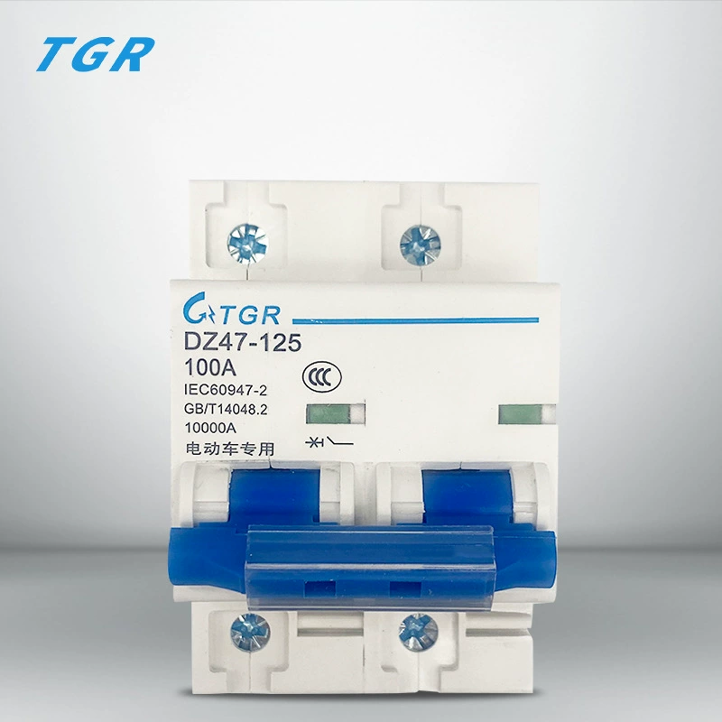 Воздушный выключатель электромобиля TGR Переключатель выключения постоянного тока трехколесный велосипед 2P мощный автоматический выключатель