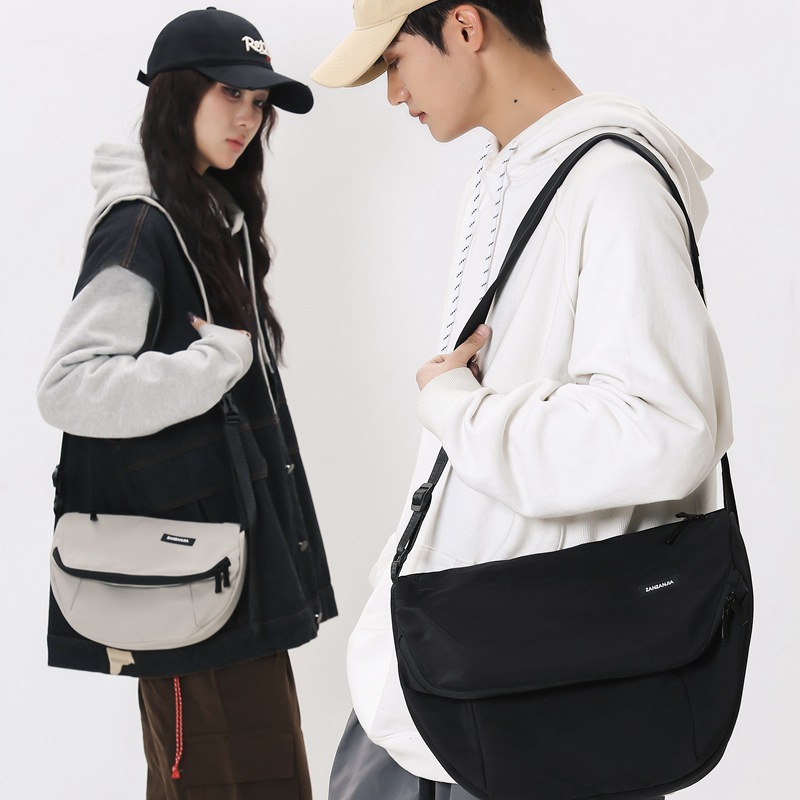 Minimalist and Stylized Crossbody Bag for Men, Large Capacity, Travel, Leisure, Sports, Unisex School Bag, Suitable for Office and Daily Use