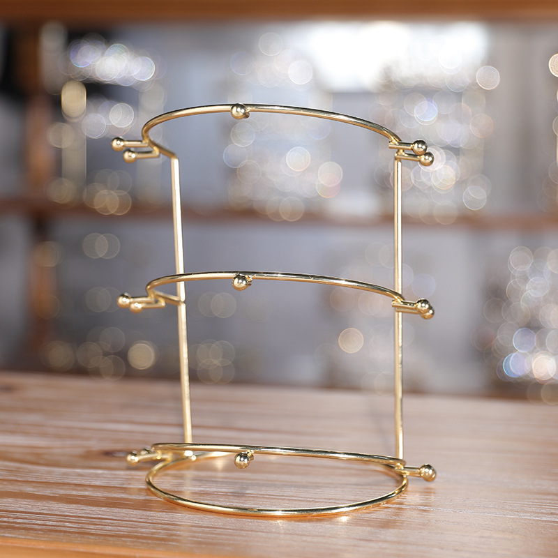 Solid Color Pattern Fashion Solid Color Alloy Jewelry Rack 1 Piece
