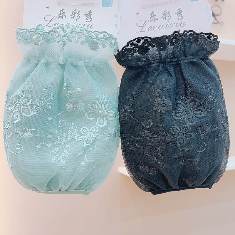 Rose flower 2 pairs (green+black)