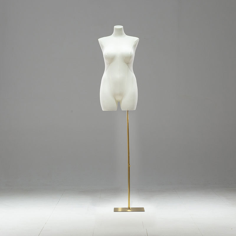 Maniquí Femenino de Talla Grande de Busto de Madera para Escaparate