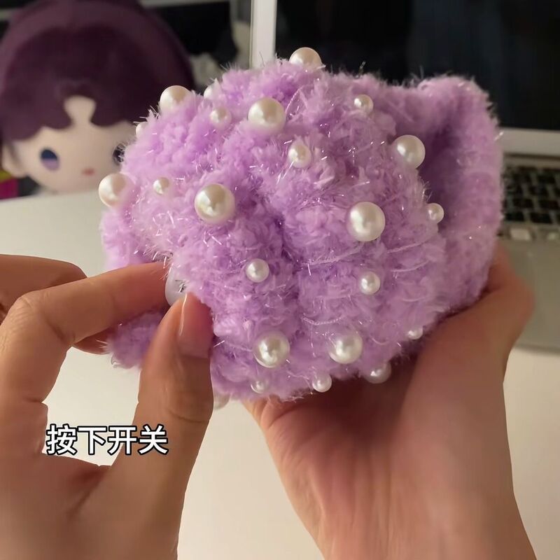 创意手工diy录音海螺玩偶材料包自制传音毛绒海螺公仔送闺蜜礼物|undefined