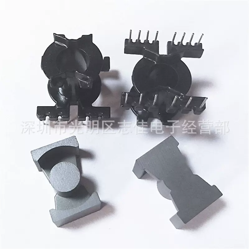 PQ2020变压器磁芯骨架PQ2020通讯骨架立式6+8针电木骨架+PC44磁芯