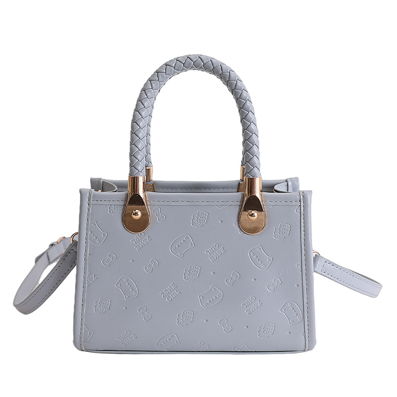 Bolsa de textura 2026 primavera y verano nueva bolsa de hombro de moda para mujeres lindas bolsas de mano relieve