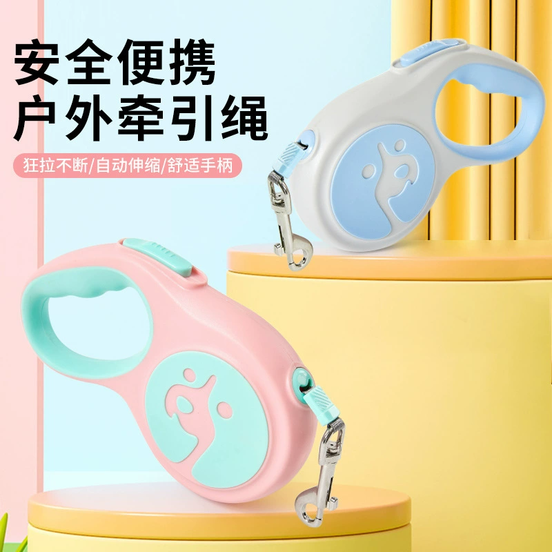 Новый поводок для собак, поводок для средних и маленьких собак, автоматический выдвижной портативный поводок для домашних животных
