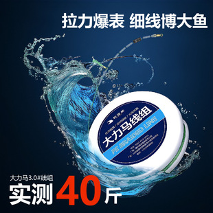 genuine goods strong horse fishing line group 5 meters 4 giant silver carp and bighead carp finished large pe line fishing line group main line