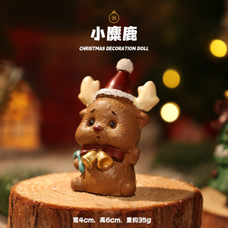 クリスマス装飾漫画老人雪だるま樹脂装飾品お祭り雰囲気アレンジメントクリエイティブクリスマスツリーギフト|undefined