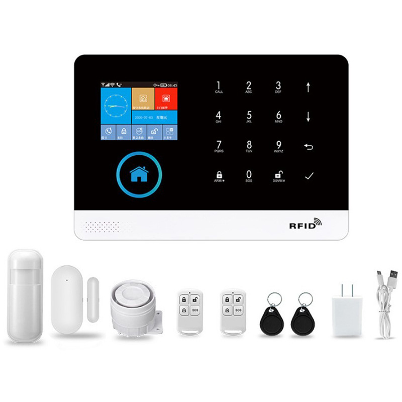 Tuya WIFI GSM 盗難警報アプリリモコンホーム警報ホストデュアルネットワーク警報システム|undefined