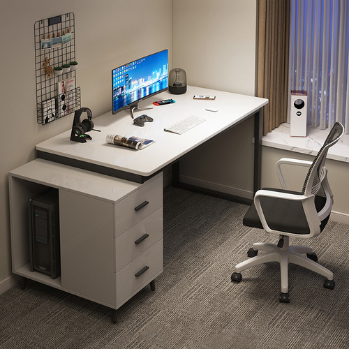Computer desk desktop home desk bedroom student writing desk with drawer staff desk desk and chair combination desk