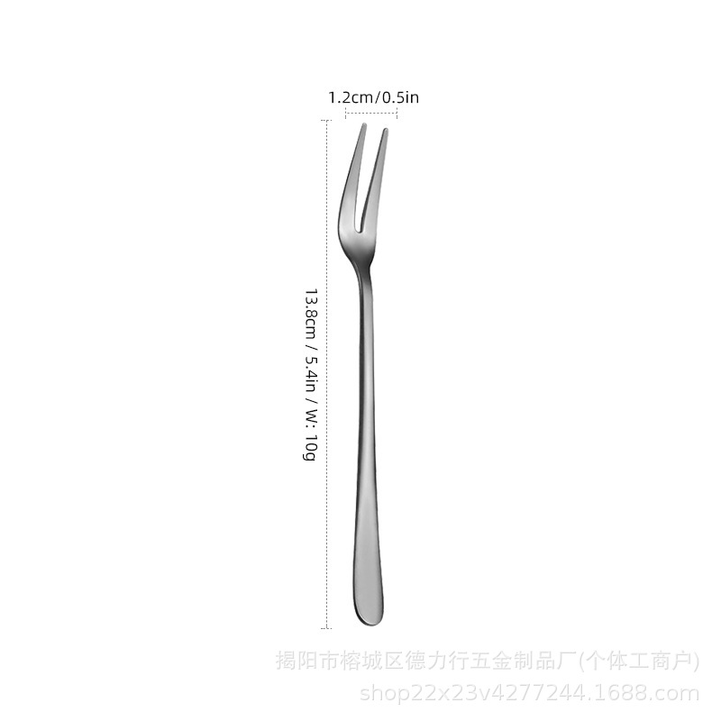 디저트 포크 블랙