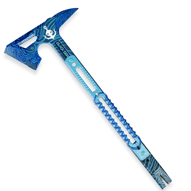 トライアングル Z アクションゲーム周辺機器 22cm 黒海トマホーク金属工芸品武器模型玩具未刃|undefined