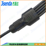 源头工厂250W路灯电源防水插头线LED输出线一拖五连接器