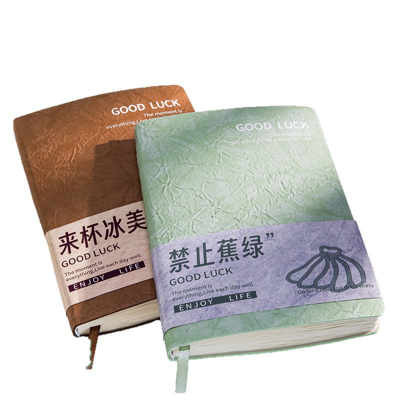 Cuaderno de notas A5 de alto valor visual simple y grueso cuaderno de notas de los estudiantes comienzan a aprender cuaderno en blanco de registro de oficina