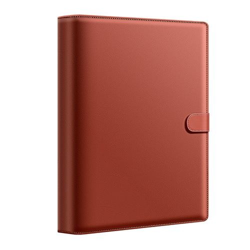 Thickened Leather Cover Family Document Organizer Binder Folder File Storage Book Certificate Document Bag House Book Protective Case