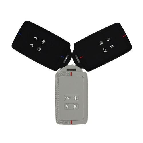 Applicable to Renault intelligent 4-key Megane, Captur, Scenic, Arkana,풍랑, honeycomb pattern silicone car key bag